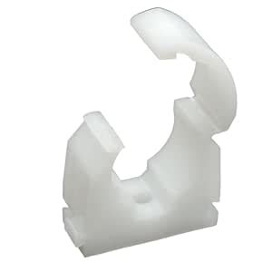 AF4F 15mm Clip Link Single Hinged Pipe Clip Clamp FM Products (50 Pack ...