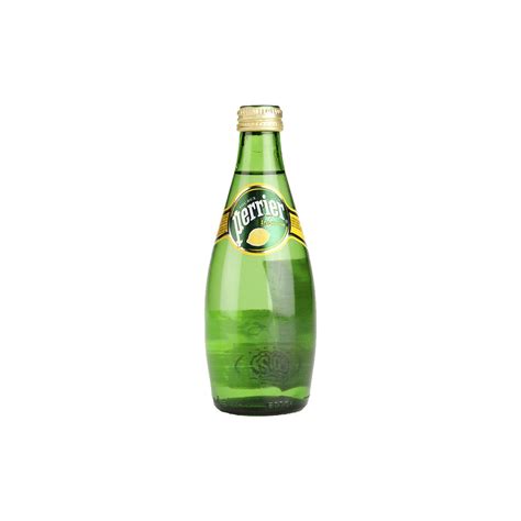 PERRIER Lemon Flavored Sparkling Mineral Water 330ml (glass bottle ...