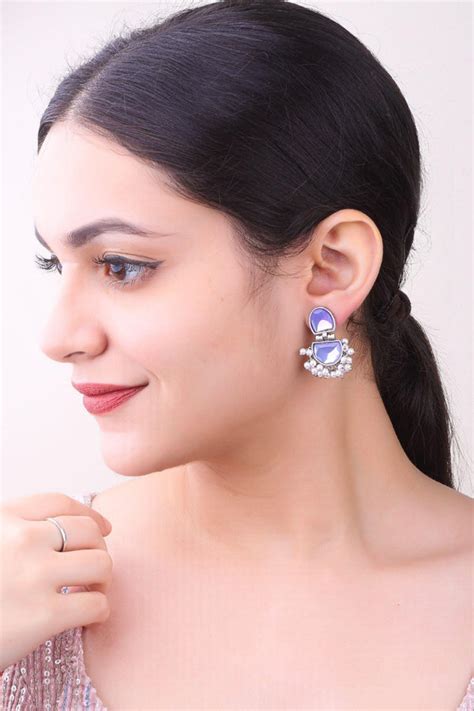 Silver Plated Cute Earrings 17796N – Griiham