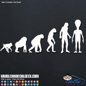Alien Human Evolution Sticker 的图像结果