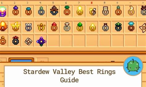 Stardew Valley Best Rings Guide - SDew HQ