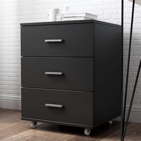 Sogeshome File Cabinet With 3 Drawers Office Storage File Cabinet ...