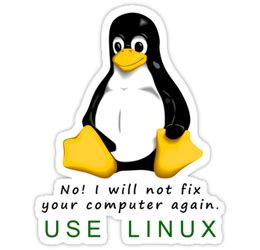 Linux Stickers & T-Shirts - Linux Stickers and T-Shirts