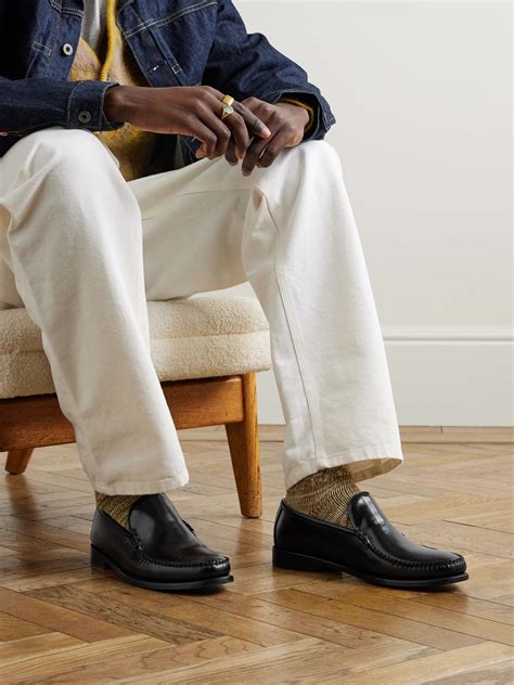 G.H. BASS Weejun Cobra Venetian Leather Loafers for Men | MR PORTER