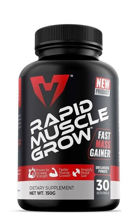 RAPID MUSCLE GROW New for 2022 -with Nitic Oxide, | Ubuy India