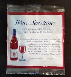 Wine Sensitive Filter Sachet Sulfite Remover - Natural Ingredients ...