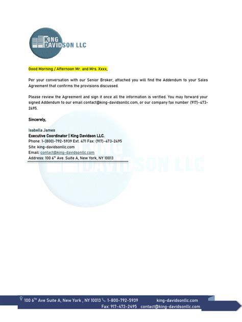 Image result for Email Language Addendum