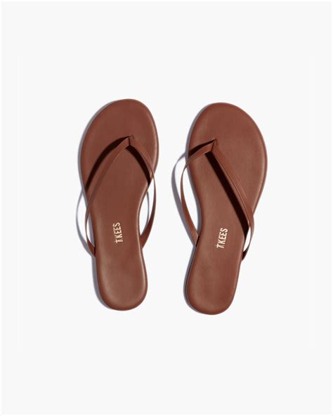 Lily Nudes in Heatwave | Women's Leather Flip Flops & Sandals | TKEES – TKEES