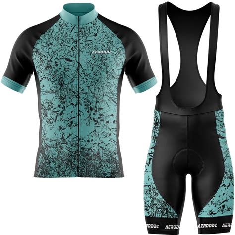 Aero Chaos Cycling Set – Race Fit Jersey & Bib Shorts – Aerodoc