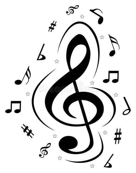 插画 包括有 基督徒符号, 音乐商标, 神的教会唱给耶稣基督荣耀歌 