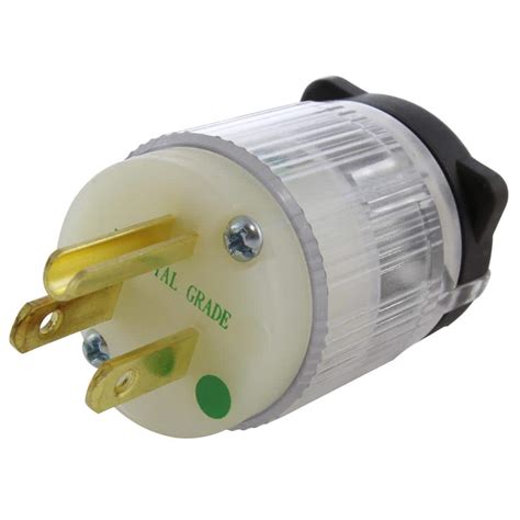 Buy NEMA 5-15P 15 Amp 125-Volt Medical/Hospital Grade Plug with UL C-UL ...