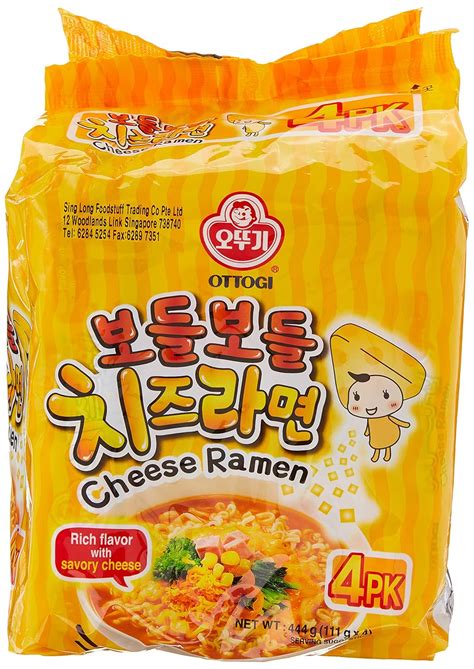 KOREAN CHARECTOR Ottogi Cheese Ramen Korean Style Instant Noodles Rich ...