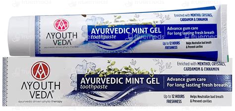 Ayouth Veda Ayurvedic Mint Gel Toothpaste 100gm - Uses, Side Effects ...