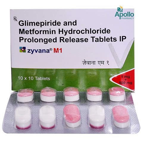 ZYVANA M 1MG TABLET | Uses, Side Effects, Price | Apollo Pharmacy