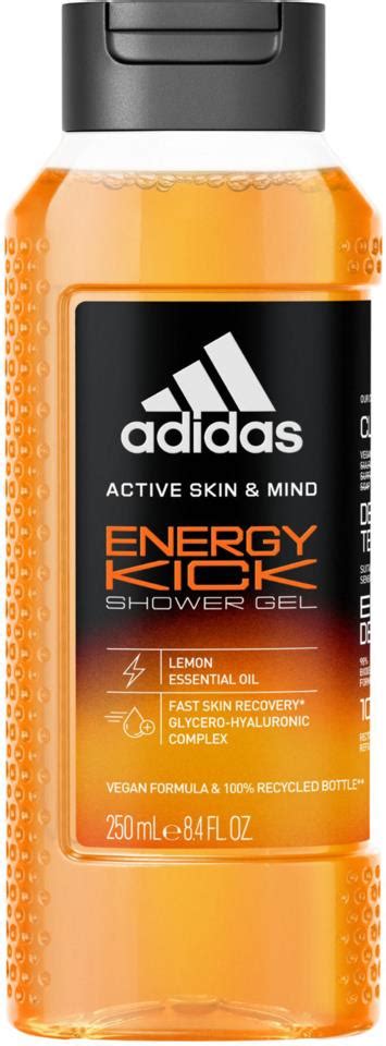 Adidas Power Booster Energy Kick Shower Gel For Men 250 ml | lyko.com