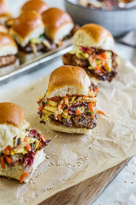 Karaage Chicken Sliders (Japanese Fried Chicken Sliders) • The Heirloom ...