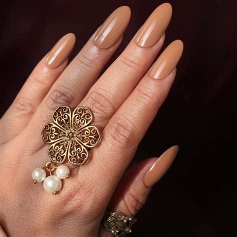 DeBelle Gel Nail Lacquer Caramel Auburn(Caramel Brown Nail Polish), 8ml ...