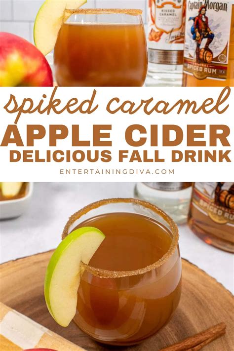 Spiked warm caramel apple cider – Artofit
