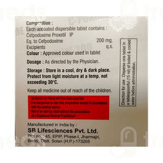 C Poxime 200 Mg Tablet 10 - Uses, Side Effects, Dosage, Price | Truemeds