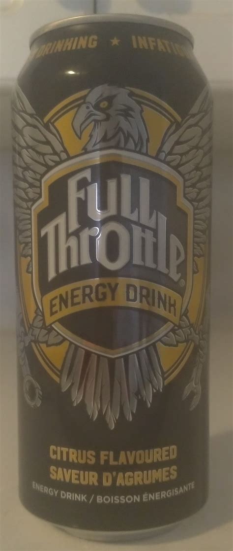 Full Throttle Energy Drink Nutrition Facts at Kurt Riddle blog
