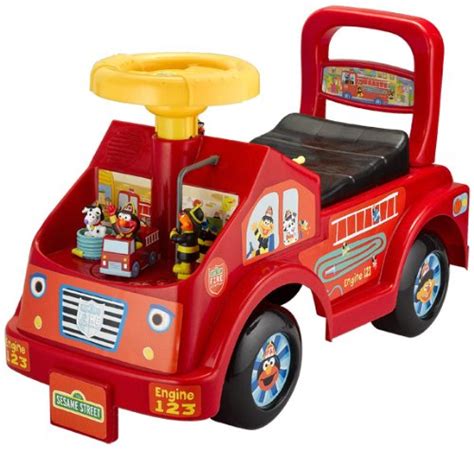 Tek Nek Sesame Fire Truck Fun Ride-On : Amazon.in: Toys & Games