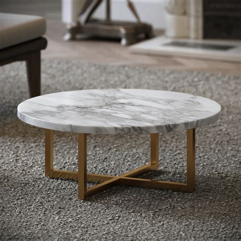 Marble Round Coffee Table