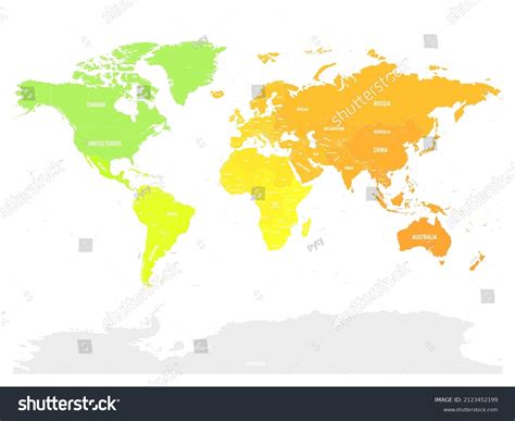 World Map Outline Colorful 的图像结果