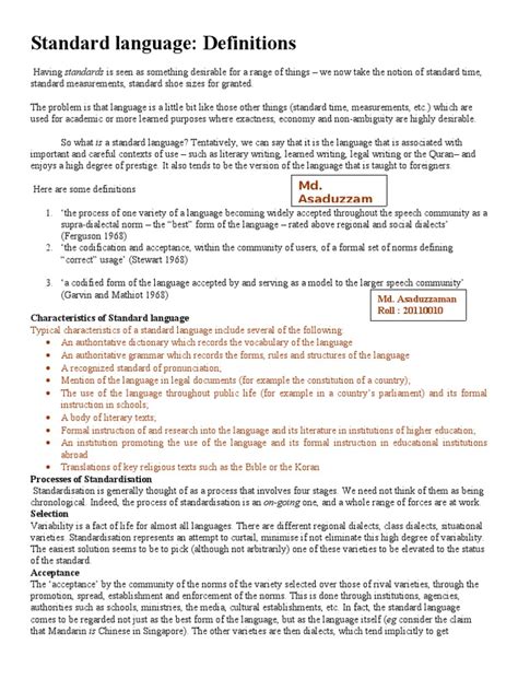 Standard Language 的图像结果