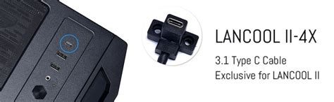Lian Li LANCOOL II-4X 3.1 Type C Cable for LANCOOL II - LANII-4X - Buy ...