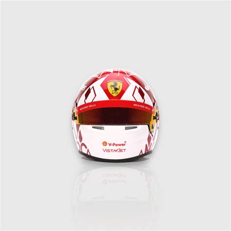 Charles Leclerc Scuderia Ferrari 2024 Monaco GP helmet 1:5 – TheRaceFans