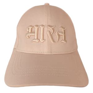 Buy Pale Pure Cotton Baseball Cap with Elegant 3D Bharat Embroidery ...