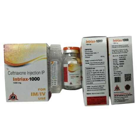 Buy Ceftriaxone Injection at Best Price, 1 gm Dosage, Room Temperature ...