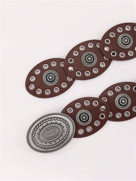 Zephyr Boho Chic Belt with Vintage Shield Buckle – Nothing Ordinary