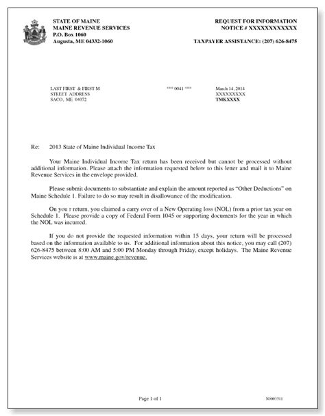 Inform Letter Sample 的图像结果