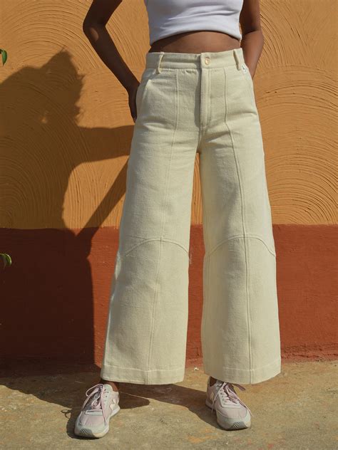 Jharkhand handloom unisex wide leg Pant – johargram_JH