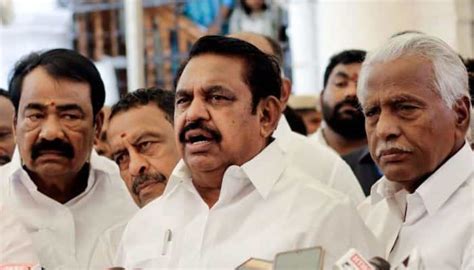 EPS cracks whip: 25 AIADMK leaders removed after backing Vijay in floor ...