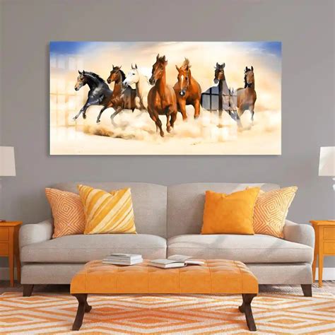 Buy Seven Horses Acrylic Wall Art – ClassyArtZ.com
