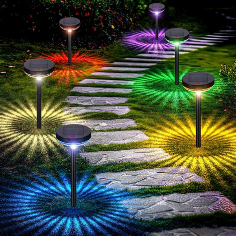 Solar Landscape Path Lights KOOPER Solar Pathway Lights Outdoor, 4