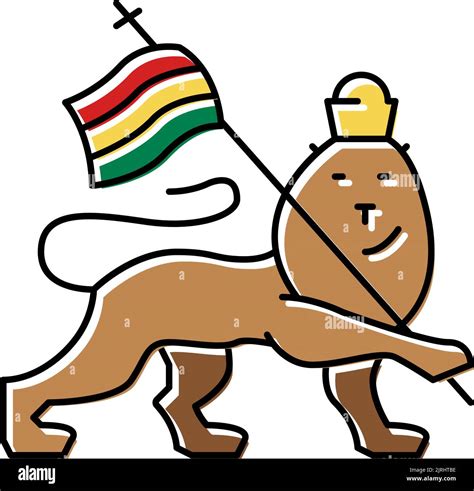 rastafarianism religion color icon vector illustration Stock Vector ...