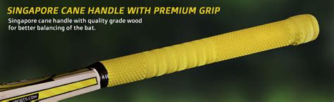 Heega Extended Spine English Willow Mongoose Cricket Bat (Pre-Knocked ...