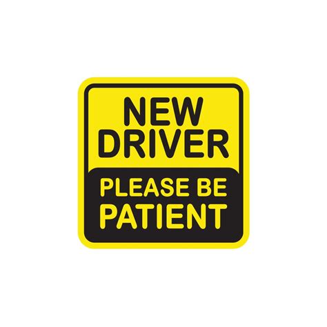 Zaqiz Beginner’s Driving Permit Exterior Car Symbol Decal Sticker ...