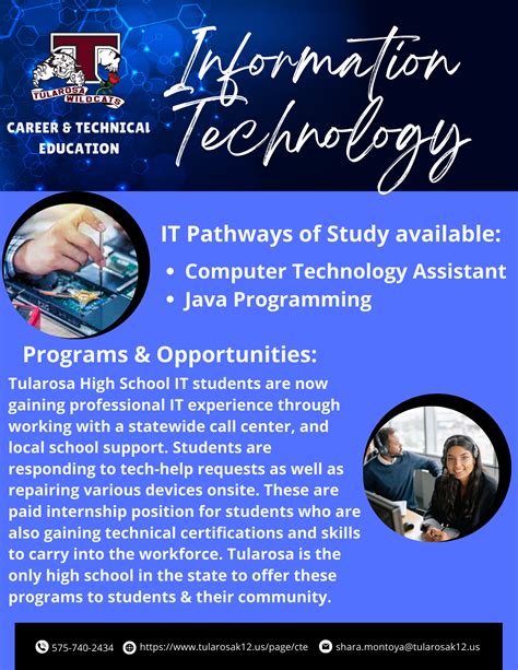 CTE Jobs & Internships | Tularosa Municipal School District