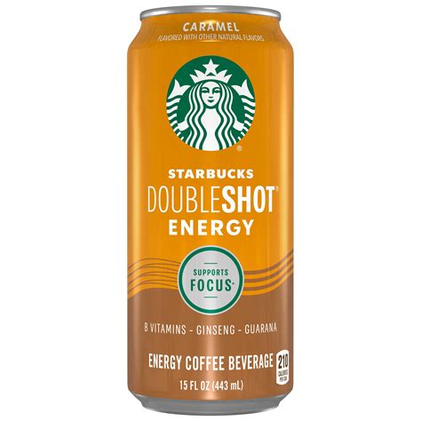 Starbucks Doubleshot Energy Caramel Coffee Energy Drink, 15 fl oz Can ...
