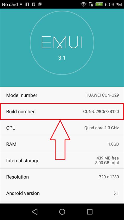 Image result for Phone Build Number