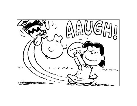 Charlie Brown And Lucy Coloring Pages