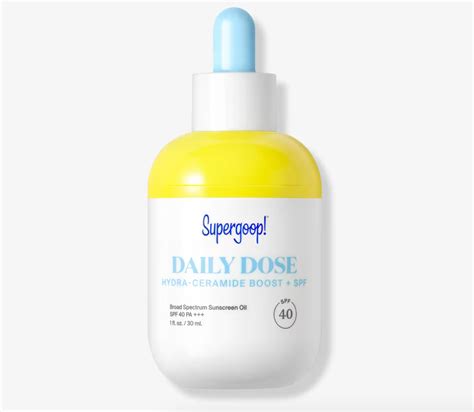 Supergoop! + Daily Dose Hydra-Ceramide Boost + SPF 40 Face Oil