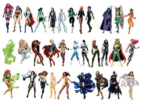 DC Comics Female Heroes | Dc super hero girls, Dc comics women, Female ...