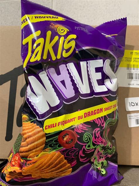 Takis Waves Dragon Sweet Chili Chips 10 x 190g