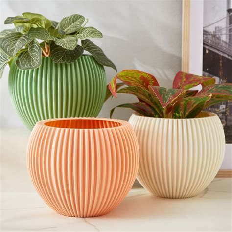 Buy Lets Garden Polyethylene Ribbed Floor Planter from Home Centre at ...