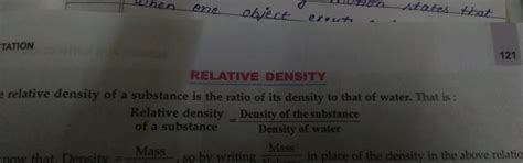 Image result for Relative Density Calculation